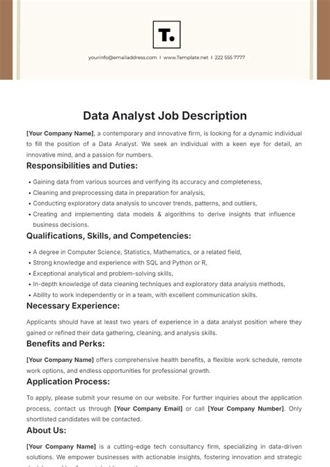 information analyst word hike|Information Analyst Job Description .